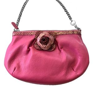 Brighton Flower Croco Appliqué Bag